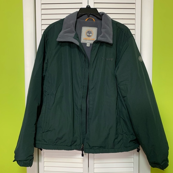 light gray windbreaker